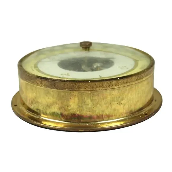 Vintage Broadway Brass Barometer West Germany Weather Instrument Wall Hanging - Picture 5 of 12